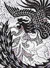 Tribal Tattoo Designs of Dragon & Phoenix